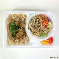 弁当容器　CBFNランチ12 ホワイト本体　400枚(50枚×8) 0A10312000075　シーピー化成（直送品）