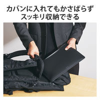 MacBook Pro / Air パソコン ケース ソフトレザー ブラック BM-IBSVM2213BK エレコム 1個（直送品）