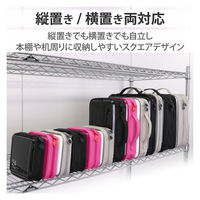 CD DVDケース セミハード ファスナー付 24枚入 ブラック CCD-H24BK エレコム 1個