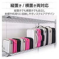 CD DVDケース セミハード ファスナー付 24枚入 ホワイト CCD-H24WH エレコム 1個