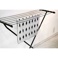 南海通商 キッチンタオル 綿 麻 リネン 北欧 リーフホワイト 273634 1個（取寄品）（直送品）