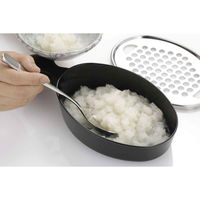 下村企販 おろし金 おろし名人すべらん ステンレス製 日本製 ブラック 278976 1個（直送品）