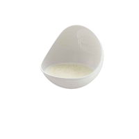 リッチェル ボウル らくチンお料理ボウル くるっと L ホワイト 300339 1個（直送品）