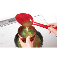 貝印 お玉 O.E.C. 脇雅世 パワー・スプーン レッド 295118 1個（直送品）