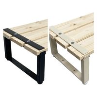 大里 オフホワイト クランプスシェルフ 150基本セット ID-061 1セット(4個)（直送品）