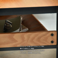 B.Bファニシング Francis センターテーブル 幅750×奥行750×高さ400mm FRCT0090MEBRN 1台（直送品）