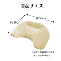 スマホ＆読書クッション PI　ピンクx8　スマホ 読書 クッション 腕 肩 腰 首 楽 椅子 腰当て デスク 血色 ニュアンス カラー（直送品）