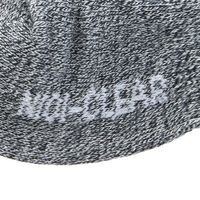 【アウトレット】【ソックス】コーコス信岡 ニオイクリア 90°ロークルー5本2P ネイビー×チャコール Lサイズ 1セット（2足）