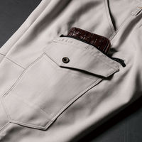 GLADIATOR G-9405 裏綿へリンボンノータックカーゴパンツ ネイビー 85 コーコス信岡 1着（直送品）