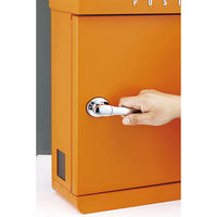 美濃クラフト かもんポスト　ＰＡＳＴ（パスト）右開き　メタリックシルバーＰＳＴーＲーＭＳ 110950 1台（直送品）