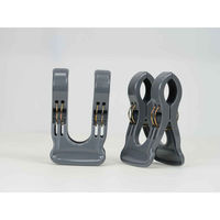 サワフジ 竿ばさみ 2個組 ワイド竿止めクリップ 洗濯ばさみ 竿ピンチ 洗濯ピンチ 345821 1個