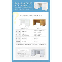 ネットフォース ナッツシリーズ デスクチェアセット 両袖机 チェア 幅1400mm グレー 1セット（直送品）