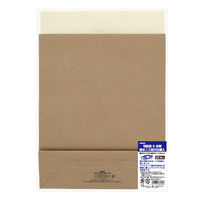 シモジマ HEIKO 宅配袋（紙製） 撥水加工 茶 S 封かんシール付 1セット（100枚：25枚入×4パック）004192211