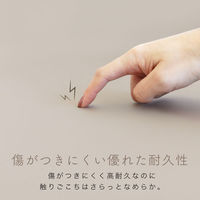 MOTTERU マウス操作も可能 耐久性・耐熱性・耐水性に優れたデスクマット スモーキーブラック MOT-DESKMAT-BK 1個