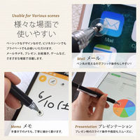 オウルテック スラスラ書けるクリアな丸型ペン先 タッチペン ピンク OWL-TPSE01-PK 1個