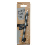 オウルテック 摩擦に強い導電繊維採用 ストラップホール付き タッチペン シルバー OWL-TPSE05-SI 1個