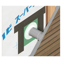 フクビ化学工業 ウェザータイト パイプ用 φ50用(オーバーフロー管用)156×156mm WTP50 1セット(10個入)（直送品）