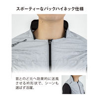 【アウトレット】【ファン付きウェア】コーコス信岡 風ダウン ボルトクール ベスト 服のみ ネイビー 3L G7729 1着