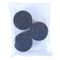 長輝LITETEC スポンジバフ 80mm 3枚入り DSA-11-3 1セット(3枚)（直送品）