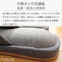 ストロング 洗える 抗菌 スリッパ 竹炭繊維 Mサイズ ピンク 60-4-100 1足