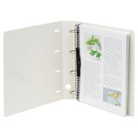 リヒトラブ リクエスト D型リングファイル 4穴 A4タテ 背幅41mm 白 G1270-0 1冊