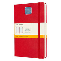 モレスキン クラシック ノートブック エクスパンデッド ハード ラージ(横罫) レッド QP060EXPF2 1冊（直送品）