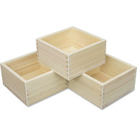 ウメザワ 桧 一升マス 4905033293176 1セット:2個（直送品）