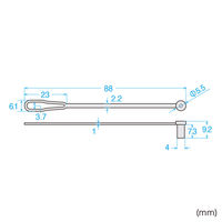 サンワサプライ SCコネクタ脱落防止キャップ(フェルール用) HKB-TLCVR4 1個