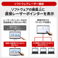 サンワサプライ タイマー付きプレゼンテーションマウス MA-WPR14BKN 1個（直送品）
