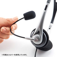 サンワサプライ USBヘッドセット(ホワイト) MM-HSUSB16WN 1個（直送品）