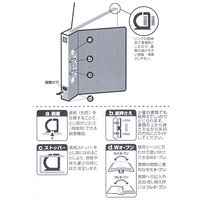 キングジム Dリングファイル<脱・着> A4タテ型 適正収納枚数250枚 黄 687キイ 1冊