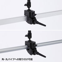 サンワサプライ 7~11インチ対応タブレットアーム(クランプ式・4関節) CR-LATAB22N 1台