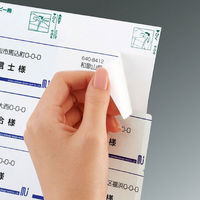 コクヨ　カラーレーザー＆インクジェット用はかどりラベル　KPC-E112-100N　12面　四辺余白付角丸　1袋（100シート入）（わけあり品）