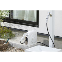 アイリスオーヤマ フルカバーホースリール スリムHG 10M ホワイト FSHG-10 1台