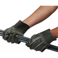 小野商事 牛本革作業手袋 背縫い ジャスピー AG490 1双