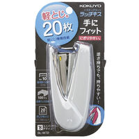 コクヨ ホッチキス ラッチキス 白 20枚とじ ステープラー SL-M72W 1個