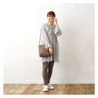 グリーンクロス 合皮シンプルポケットショルダー＿ＳＶ 621-7107 1個（直送品）