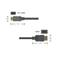 miniHDMIケーブル 1m VV-HDMI010AC-B2 1本