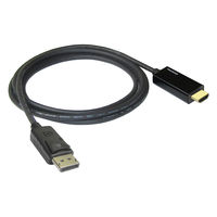 DisplayPort to HDMIケーブル 1.8m 4K60Hz VV-DPHD018-UH-B 1本