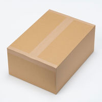 【ガムテープ】 現場のチカラ 油性インクで文字が書けるクラフトテープ 茶 幅45mm×長さ50m アスクル 1セット（300巻入）  オリジナル