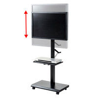 サンワサプライ 壁寄せ手動上下昇降液晶ディスプレイスタンド CR-LAST24 1台（直送品）