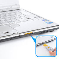 【処分品】サンワサプライ SDカードスロット取付けセキュリティ（eセキュリティ・イエロー） SLE-27-Y 1セット（直送品）