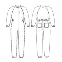 ガードナー CK1040-2 クリーンスーツ L CK1040-2-L 1着