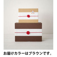 ヘッズ 無地ブラウンギフトボックス-3 外寸：W223×H110×D170mm MBR-GB3 1パック（10枚入）