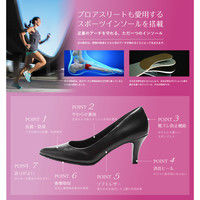 BMZ BMZパンプス スクエア ブラック 22.5 212-16001 1足　ナースシューズ（直送品）