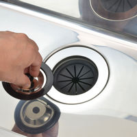 カクダイ ガオナ 流し用排水交換セット 8センチ用 カバー 菊割れフタ 防臭ゴミ受け 賃貸 ミニキッチン GA-PB047 1個