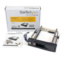 Startech.com 5.25インチベイ内蔵型ハードディスク用リムーバルケース HSB100SATBK 1個