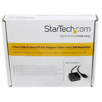 Startech.com USB - RS232Cシリアル変換ケーブル COMポート番号保持 ICUSB2321F 1個