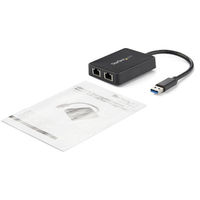 Startech.com USB 3.0-2ポートGigabit Ethernet LANアダプタ USB32000SPT 1個