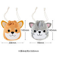 ヘッズ 柴犬巾着バッグ-S SIB-KBS 1セット（30枚：10枚×3パック）（直送品）